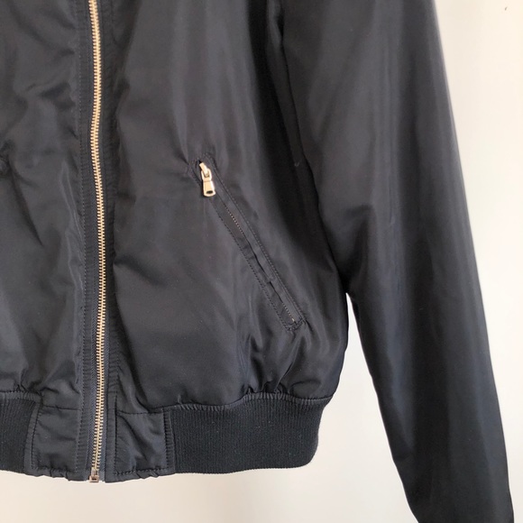 Black Bomber Jacket - Picture 2 of 6